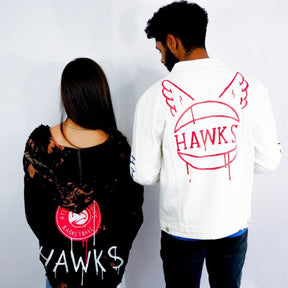 'GO HAWKS' DENIM JACKET - MEN