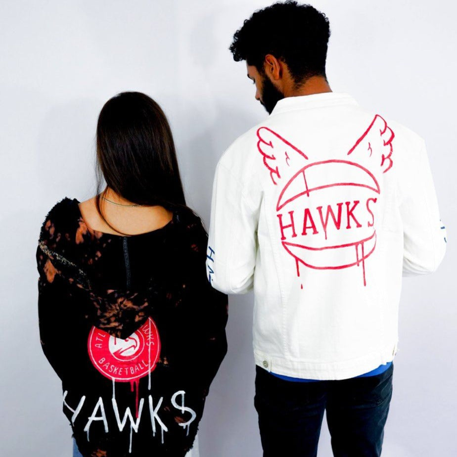 'GO HAWKS' DENIM JACKET - MEN
