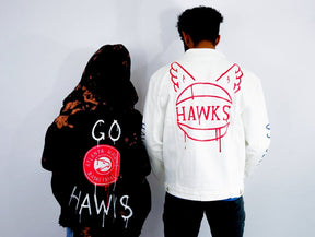 'GO HAWKS' DENIM JACKET - MEN