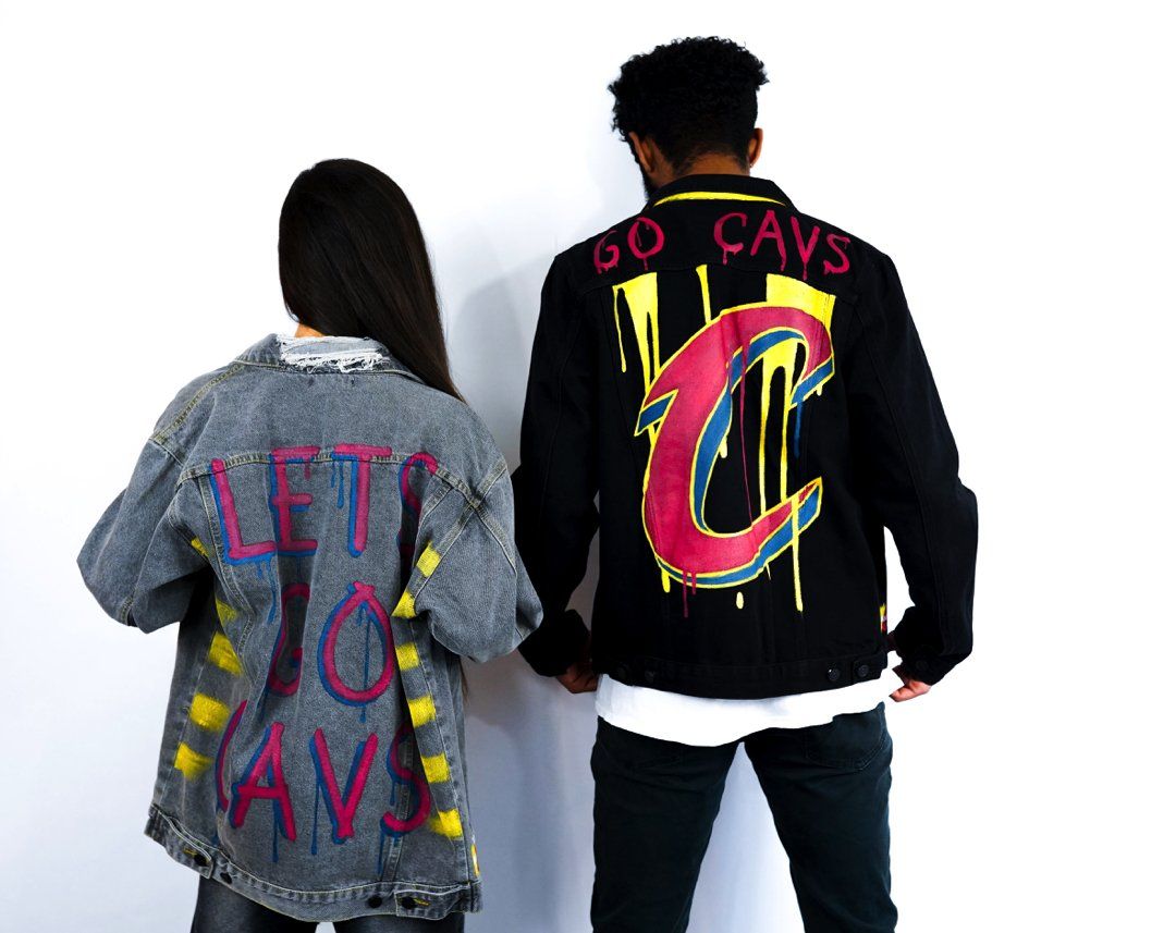 'GO CAVS' DENIM JACKET - WOMEN