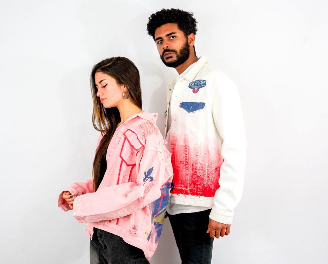 'GO PELICANS' DENIM JACKET - MEN