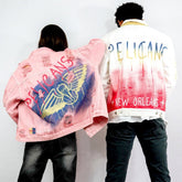 'GO PELICANS' DENIM JACKET - MEN
