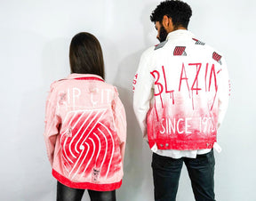 'GO BLAZERS' DENIM JACKET - WOMEN
