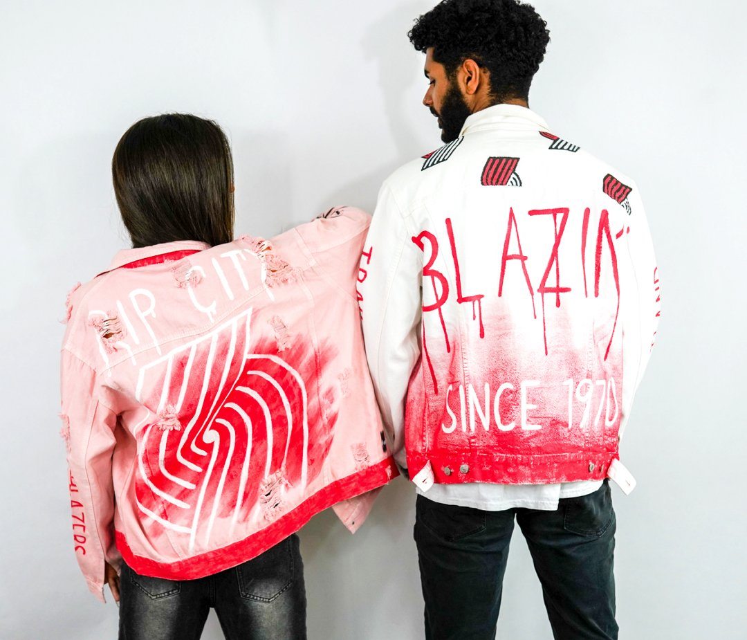 'GO BLAZERS' DENIM JACKET - MEN