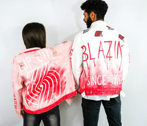 'GO BLAZERS' DENIM JACKET - MEN