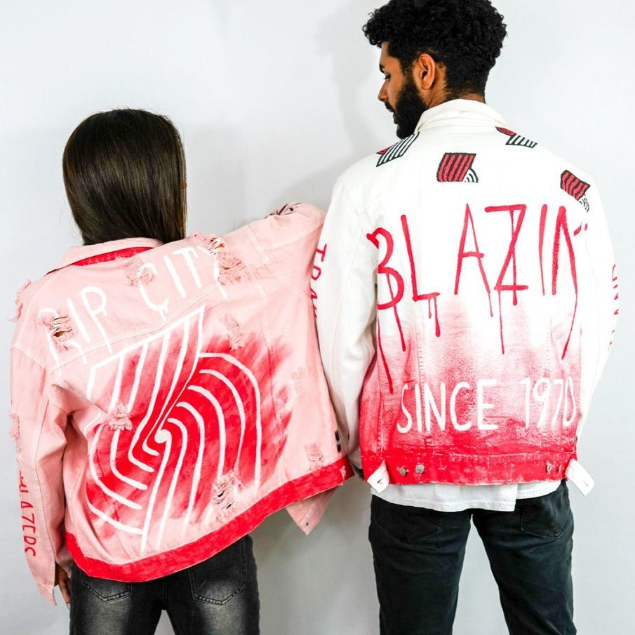 'GO BLAZERS' DENIM JACKET - WOMEN