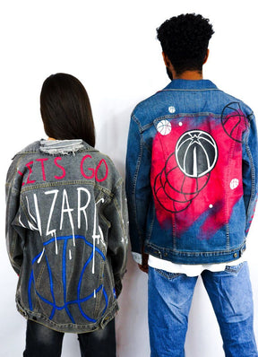 'GO WIZARDS' DENIM JACKET - WOMEN