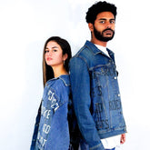 'GO ROCKETS' DENIM JACKET - MEN