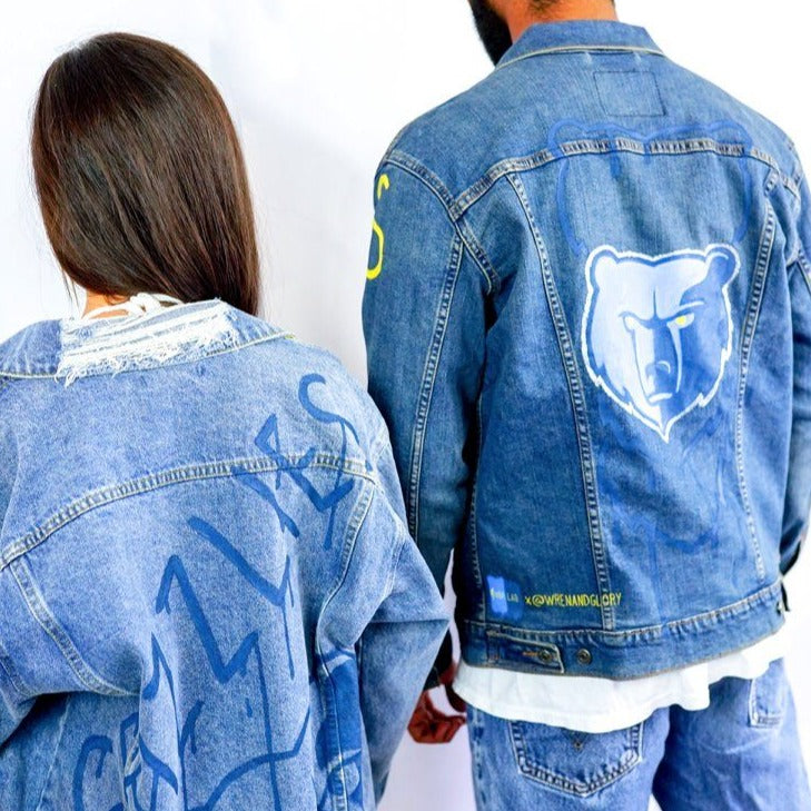 'GO GRIZZLIES' DENIM JACKET - MEN