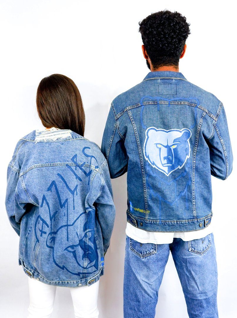 'GO GRIZZLIES' DENIM JACKET - MEN