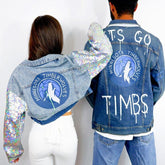 'GO TIMBS' DENIM JACKET - WOMEN