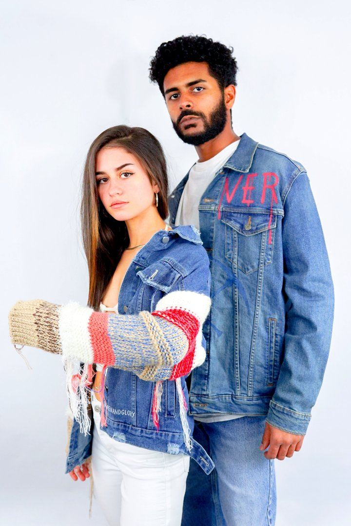 'GO NUGGETS' DENIM JACKET - WOMEN