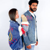 'GO NUGGETS' DENIM JACKET - WOMEN