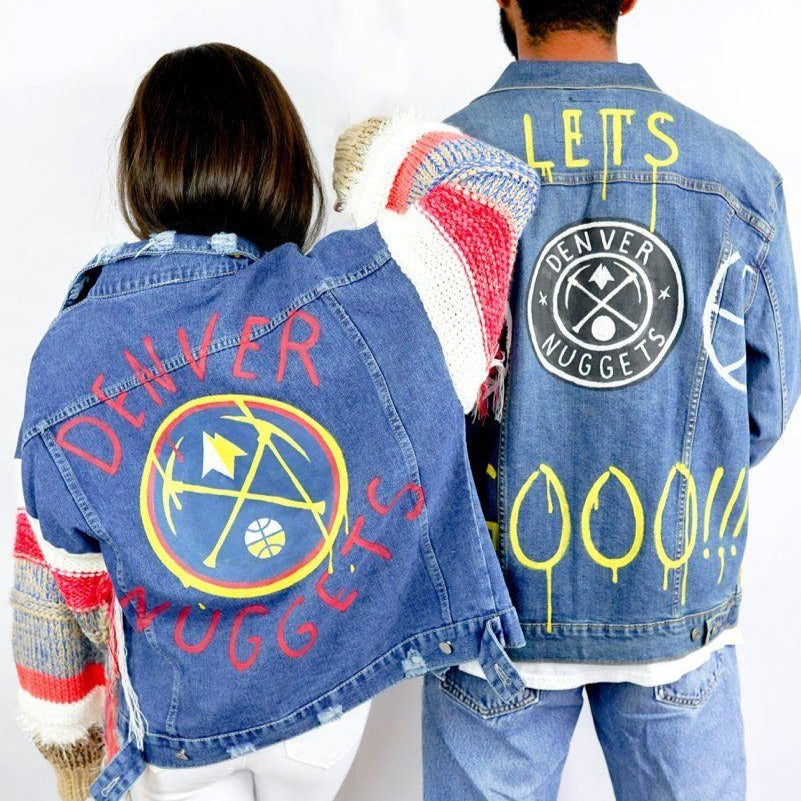 'GO NUGGETS' DENIM JACKET - WOMEN