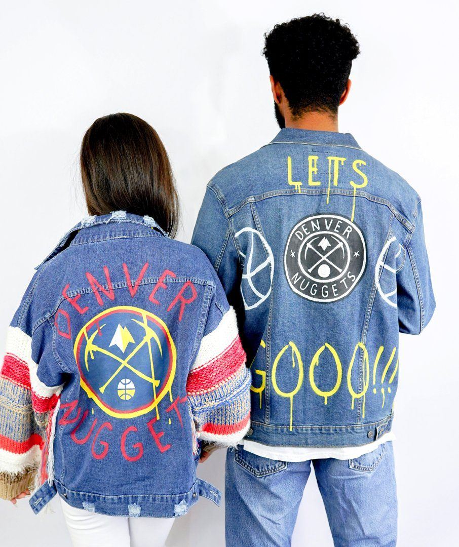'GO NUGGETS' DENIM JACKET - WOMEN