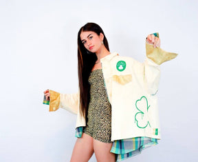 'GO CELTICS' DENIM JACKET - WOMEN