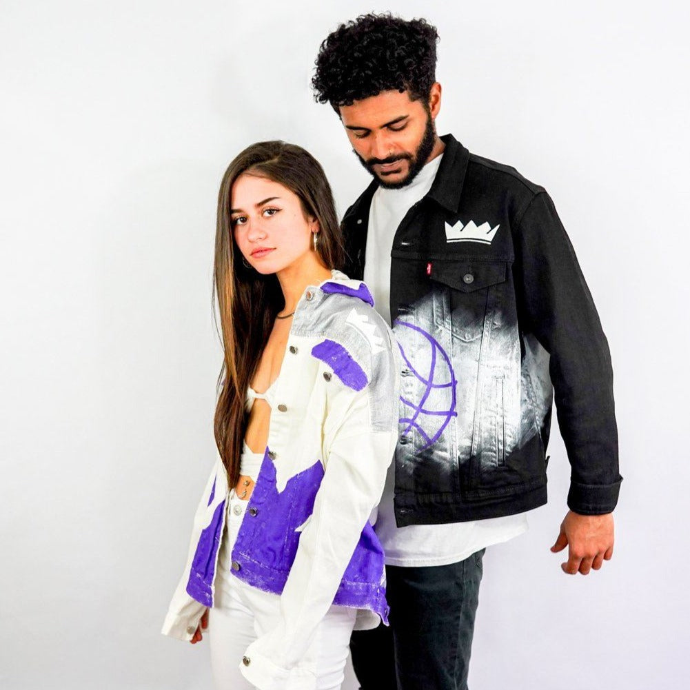 'GO KINGS' DENIM JACKET - WOMENS