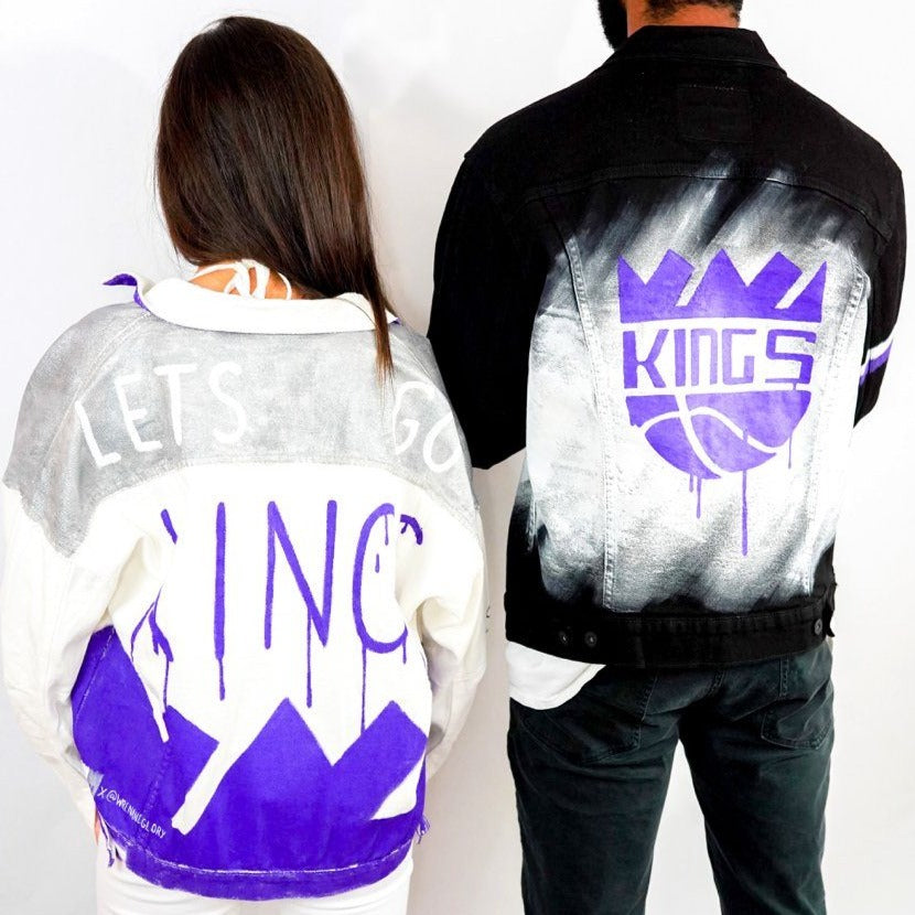 'GO KINGS' DENIM JACKET - WOMENS