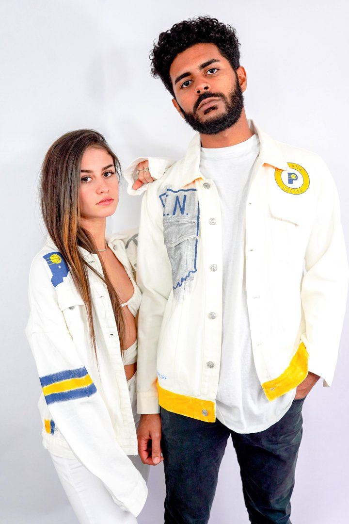 'GO PACERS' DENIM JACKET - WOMEN