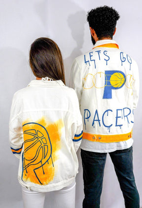 'GO PACERS' DENIM JACKET - WOMEN