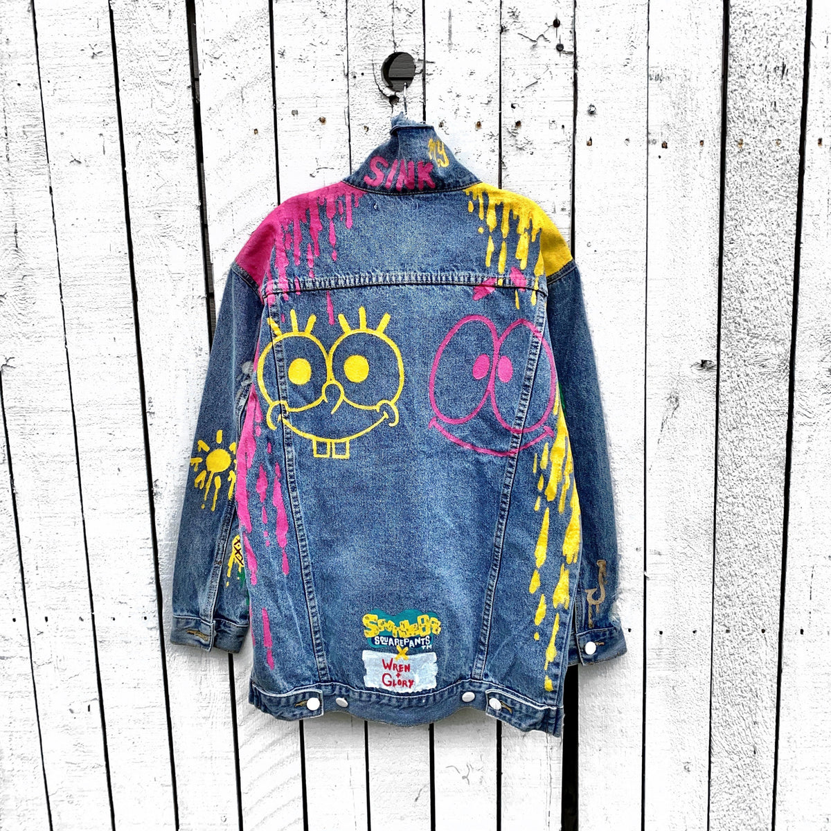 WG x SPONGEBOB 'BEST FRIENDS' DENIM JACKET