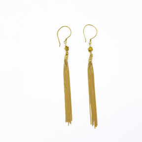 CHAIN TASSEL EARRINGS