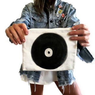 'WITH THE BAND' PAINTED POUCH