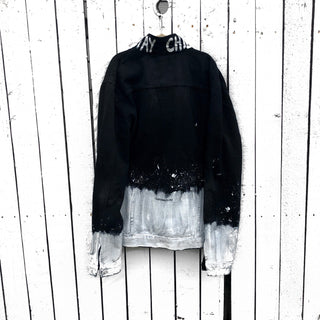 'SPLATTER' DENIM JACKET - MENS