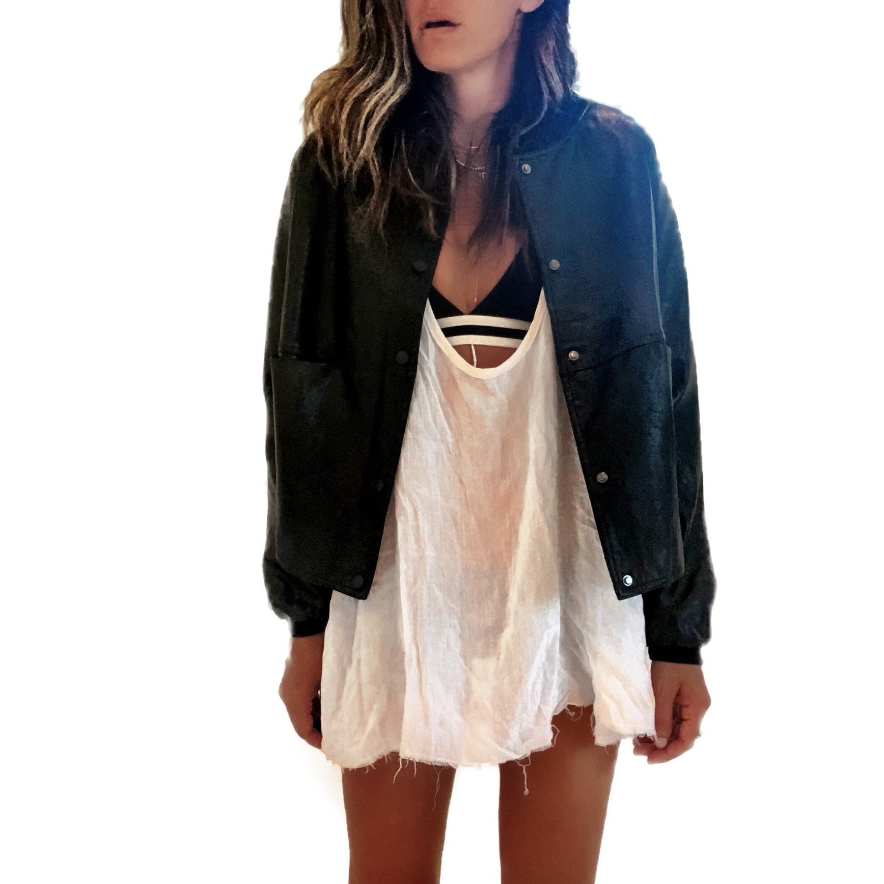 'REMEMBER' LEATHER JACKET