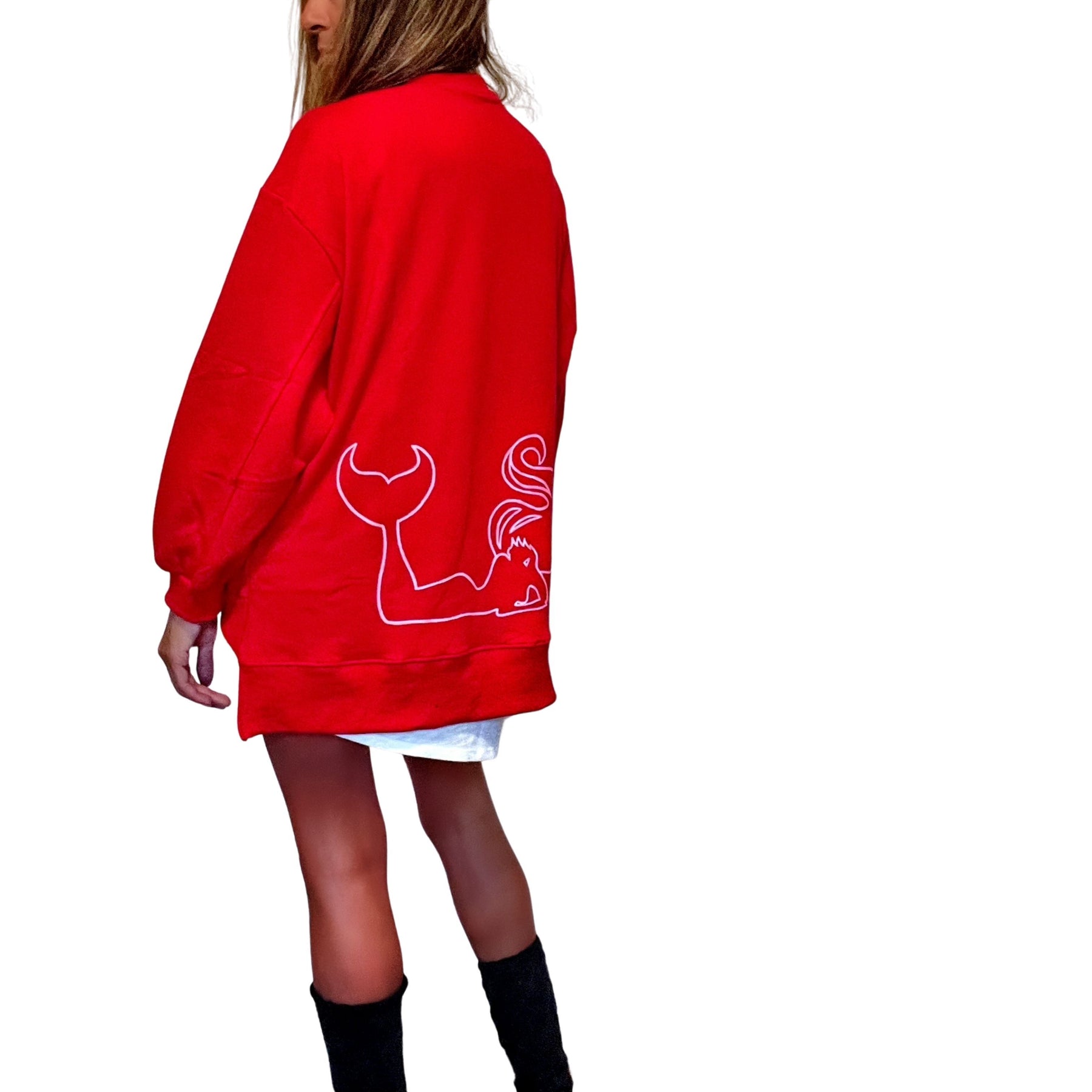 'Im A Mermaid' Painted Sweatshirt