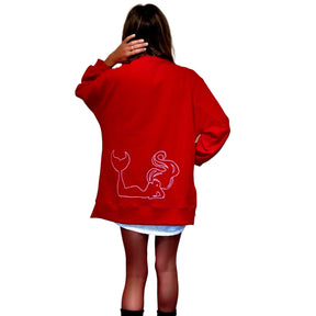 'Im A Mermaid' Painted Sweatshirt