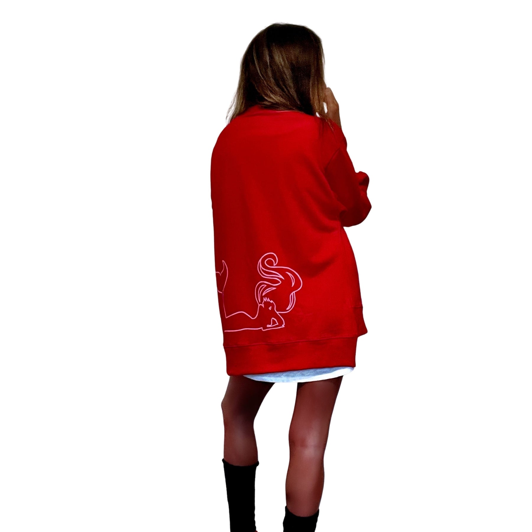 'Im A Mermaid' Painted Sweatshirt