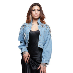 'KISS' DENIM JACKET - Women