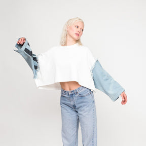 'NOT SO BASIC' PAINTED SWEATSHIRT
