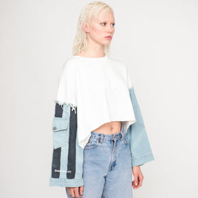 'NOT SO BASIC' PAINTED SWEATSHIRT