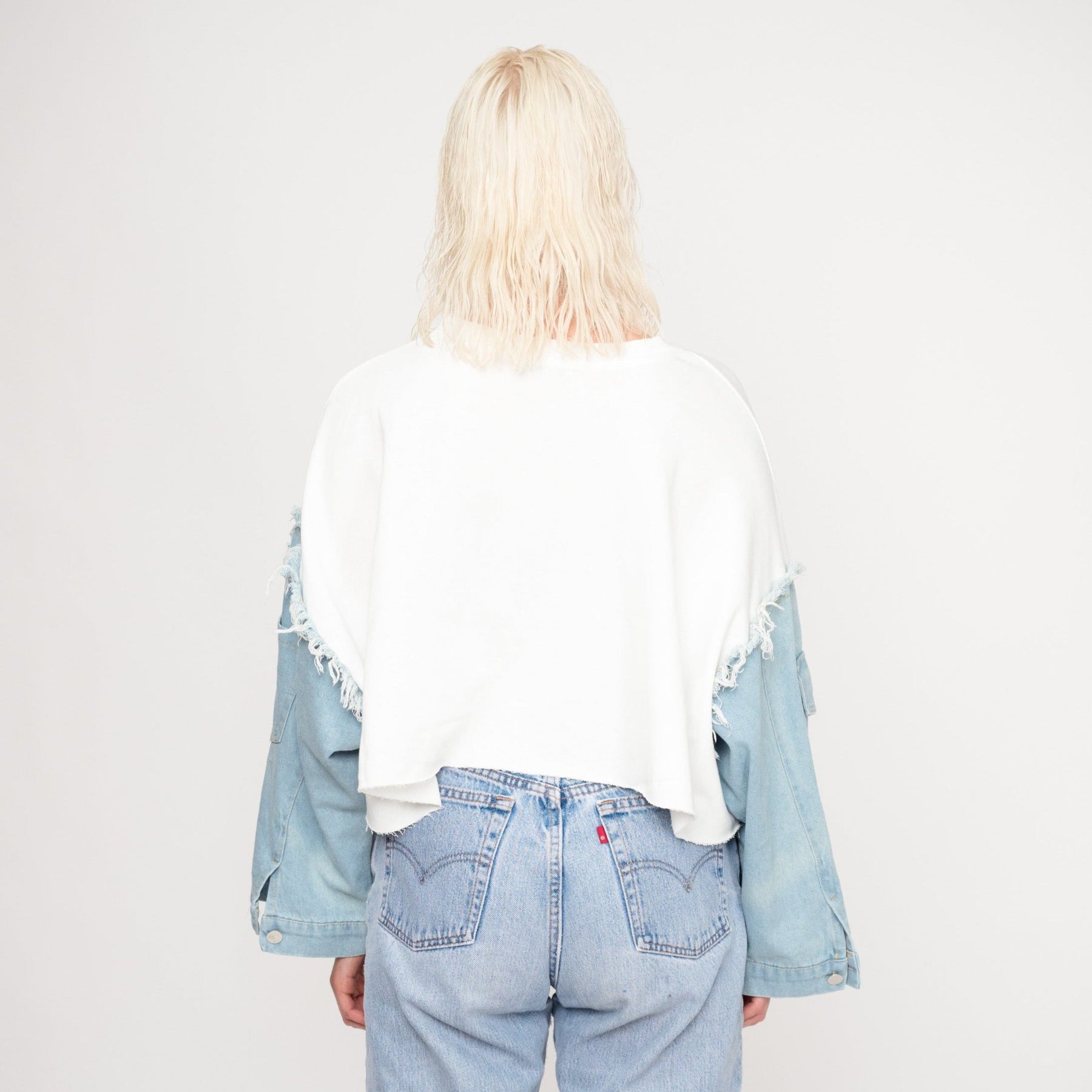 'NOT SO BASIC' PAINTED SWEATSHIRT