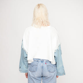 'NOT SO BASIC' PAINTED SWEATSHIRT