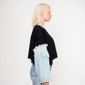'NOT SO BASIC IN COLOR' PAINTED SWEATSHIRT