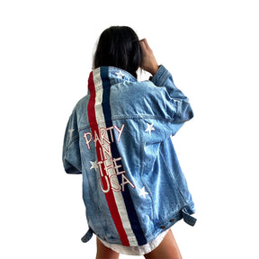 'PARTY IN THE USA' DENIM JACKET