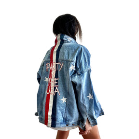 'PARTY IN THE USA' DENIM JACKET
