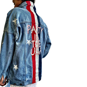 'PARTY IN THE USA' DENIM JACKET