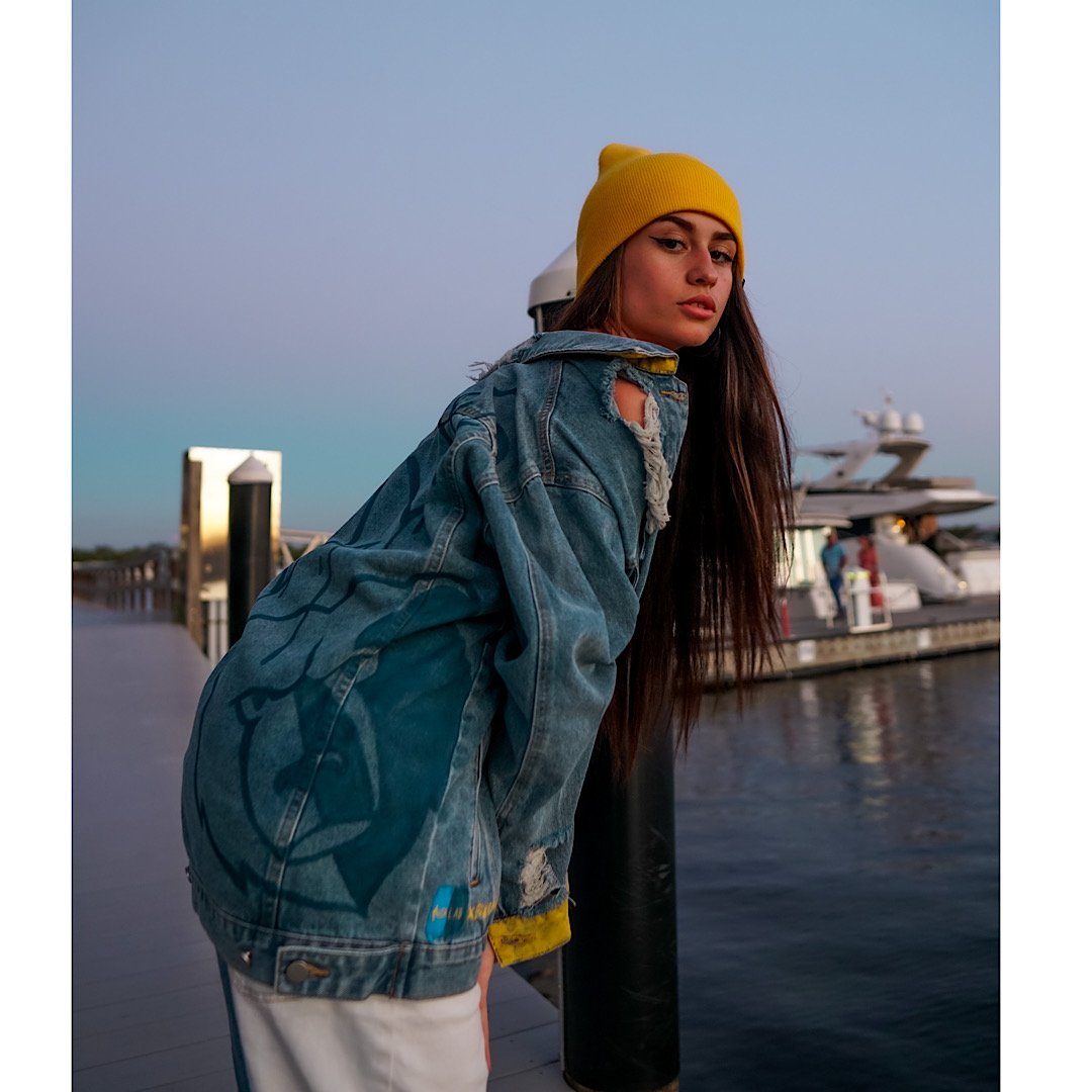 'GO GRIZZLIES' DENIM JACKET - WOMEN