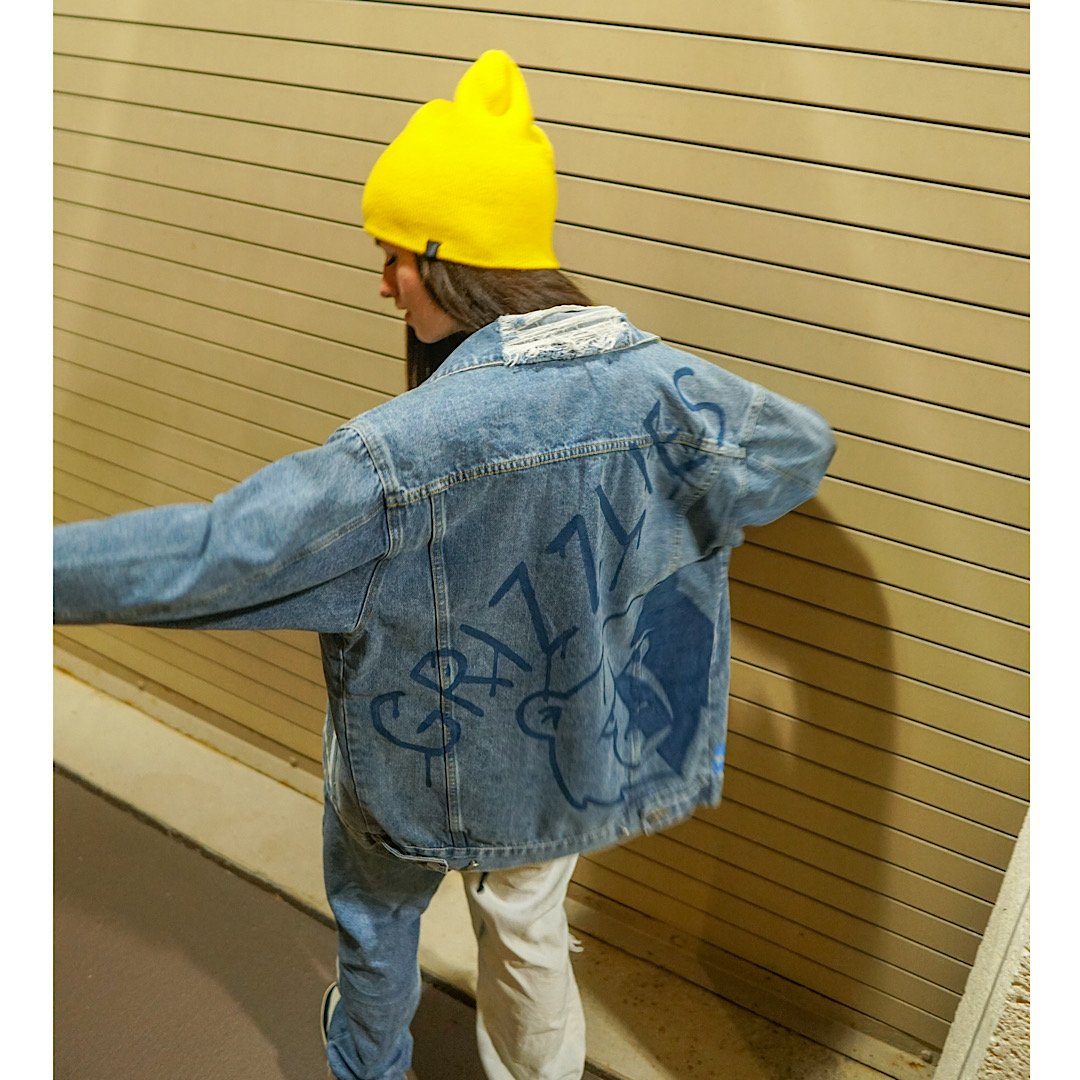 'GO GRIZZLIES' DENIM JACKET - WOMEN