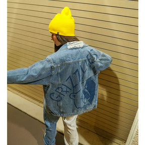 'GO GRIZZLIES' DENIM JACKET - WOMEN