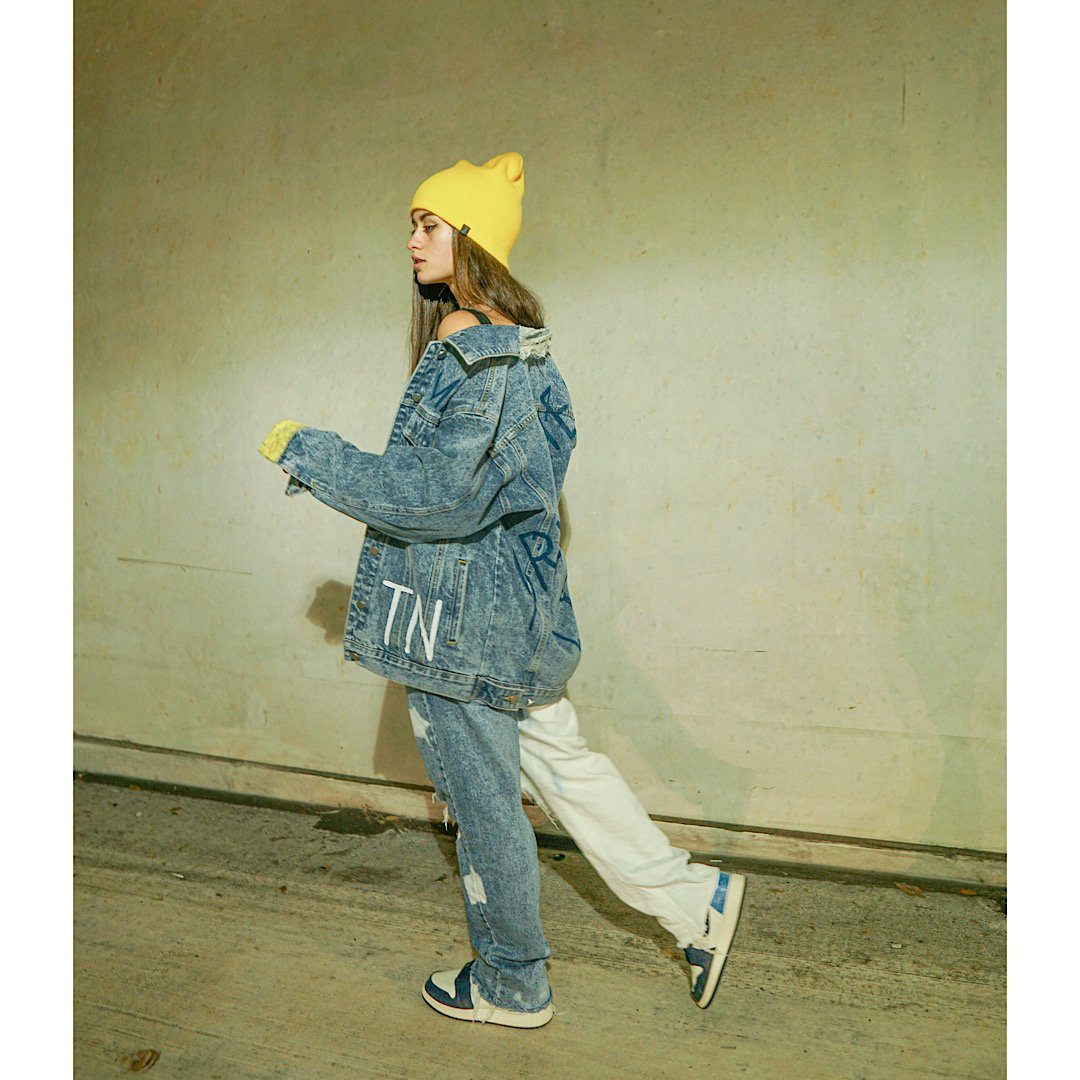 'GO GRIZZLIES' DENIM JACKET - WOMEN