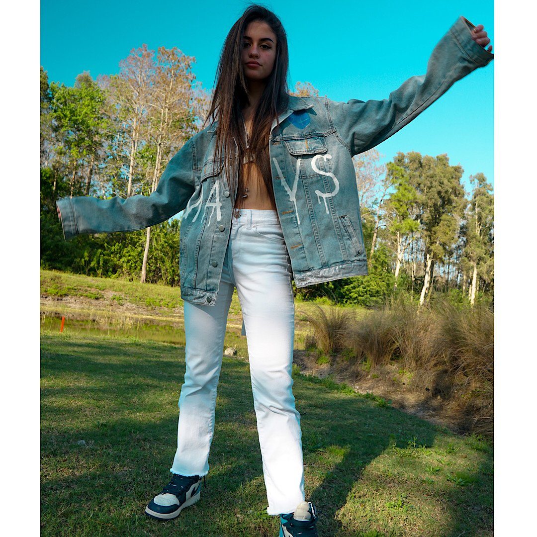 'GO MAVS' DENIM JACKET - WOMEN