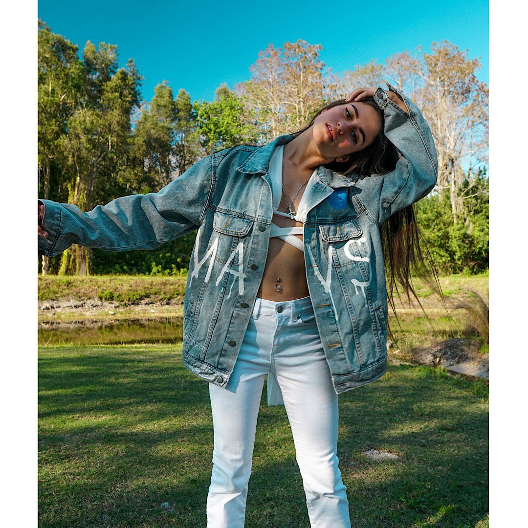 'GO MAVS' DENIM JACKET - WOMEN