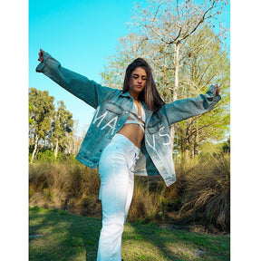 'GO MAVS' DENIM JACKET - WOMEN