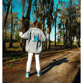 'GO MAVS' DENIM JACKET - WOMEN