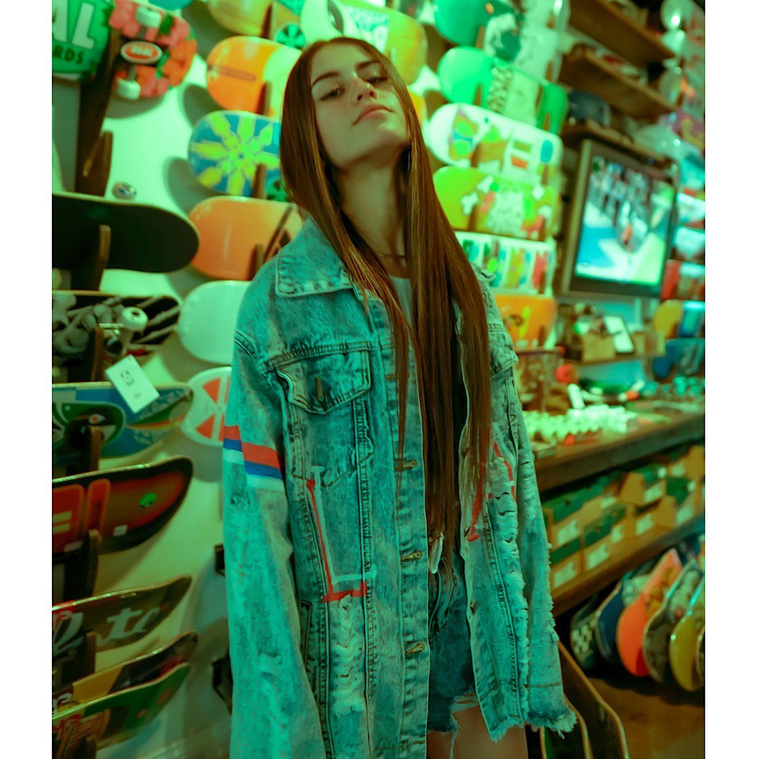 'GO CLIPPERS' DENIM JACKET - WOMEN